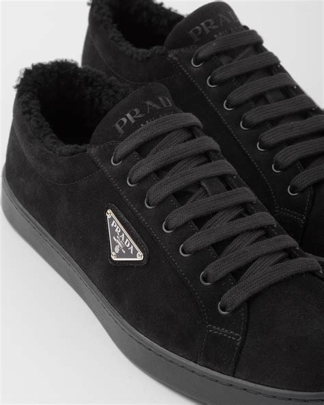 prada mens suede sneakers|Prada men's sneakers outlet.